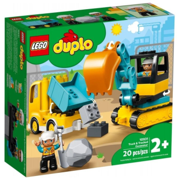 LEGO(R) DUPLO 10931 Ciężarówka i koparka gąsienicowa